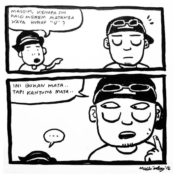 Bukan “U”, tapi Kantung Mata