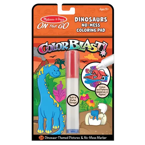 ColorBlast No-Mess Coloring Pad - Dinosaurus