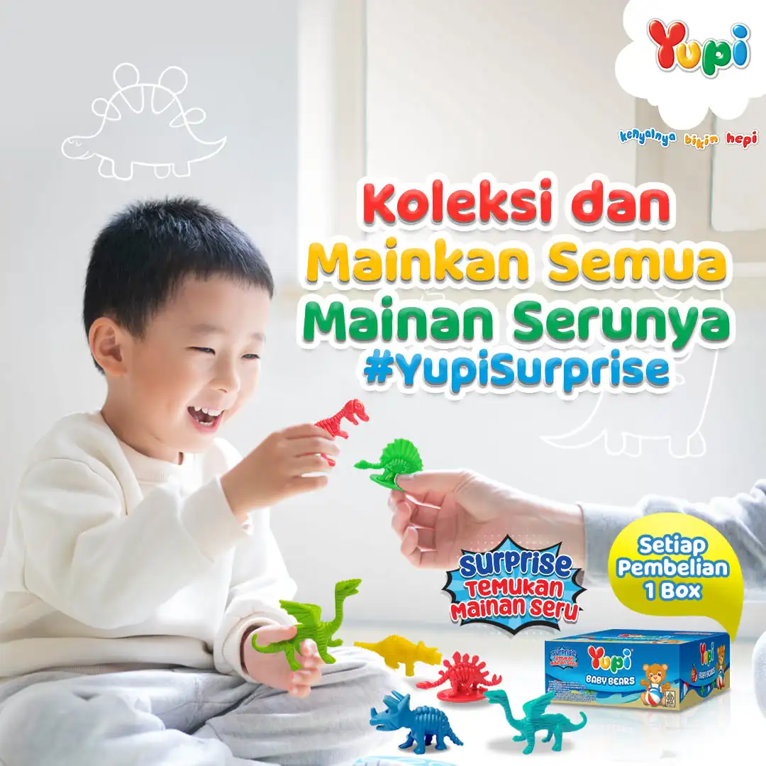 Dinosaurus dari Yupi Surprise!