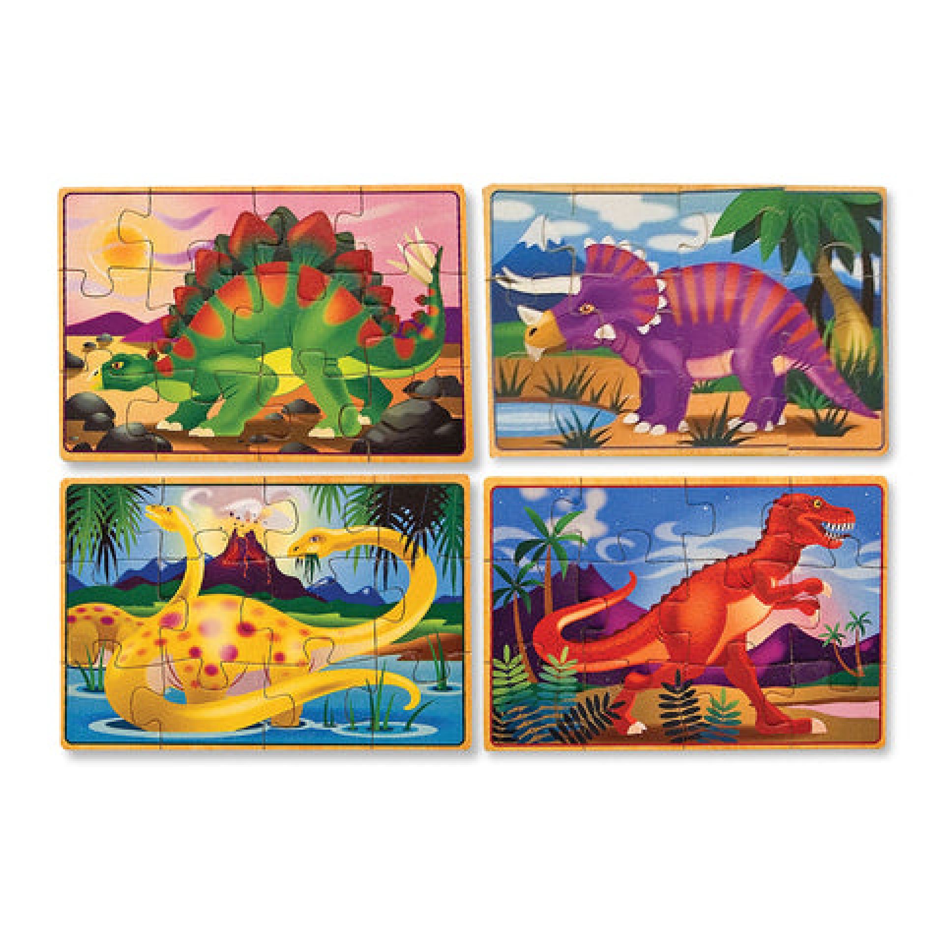 Teka-teki Jigsaw Dinosaurus dalam Kotak