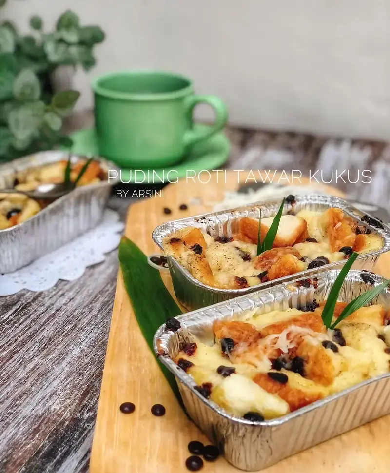 Resep Puding Roti Tawar Panggang